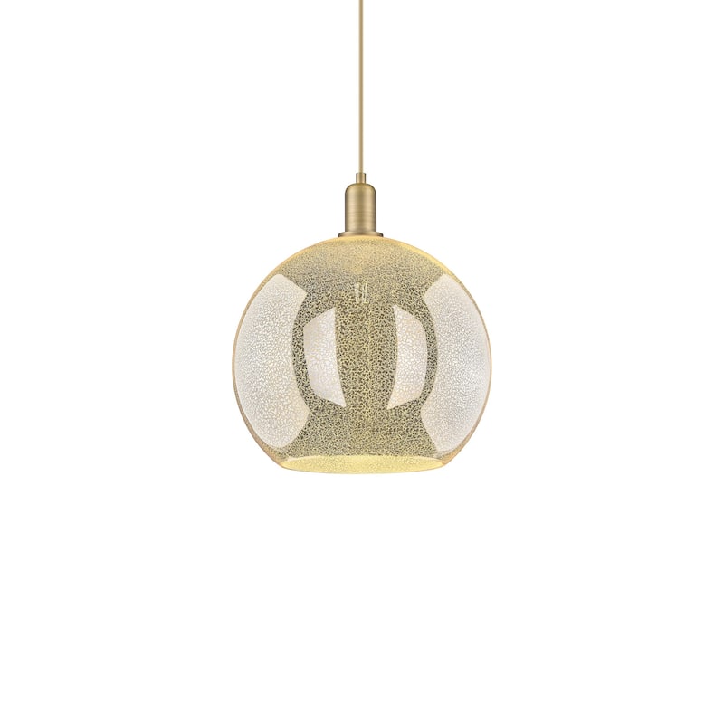 Innovations Lighting 716-1P-18-14 Athens Pendant Athens 14" Wide - Brushed Brass / Mercury