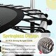 preview thumbnail 7 of 7, Blue and Black Springless Kids Trampoline with Safety Net and Easy Assembly for Indoor and Outdoor Play