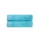 preview thumbnail 10 of 13, Brooks Brothers Solid Signature 2 pcs Bath Sheets Sea Glass