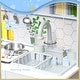 preview thumbnail 6 of 7, Qaba Play Kitchen, Kids Kitchen Playset, Pretend Play Toy Kitchen with Lights & Sounds, Running Water
