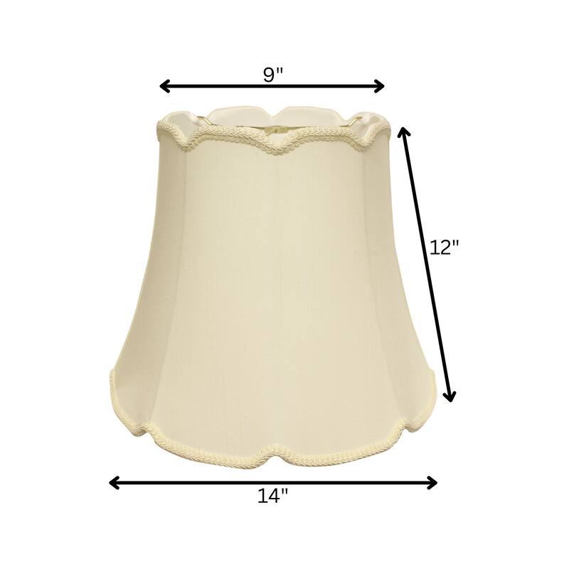Cyliner "V" Notch Softback Lampshade with Washer Fitter, Egg