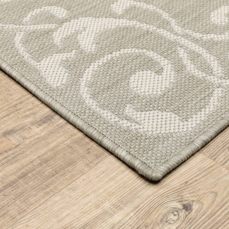 Vista Home Palmetto Center Medallion Indoor/ Outdoor Area Rug