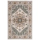 preview thumbnail 4 of 11, SAFAVIEH Handmade Lauren Ralph Lauren Meruert Wool Rug 4' x 6' - Ivory/Navy - Rectangle