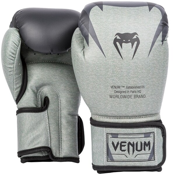 Venum Stone Hook and Loop Boxing Gloves - Mineral Green - 16 oz