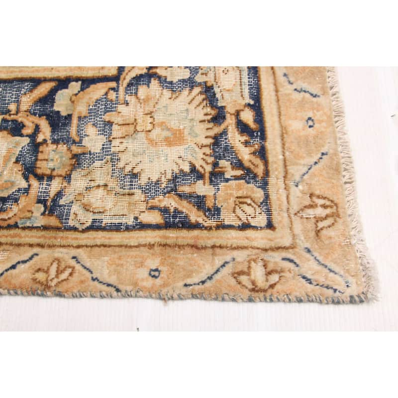 ECARPETGALLERY Hand-knotted Antalya Vintage Light Brown Wool Rug - 6'10 x 9'6