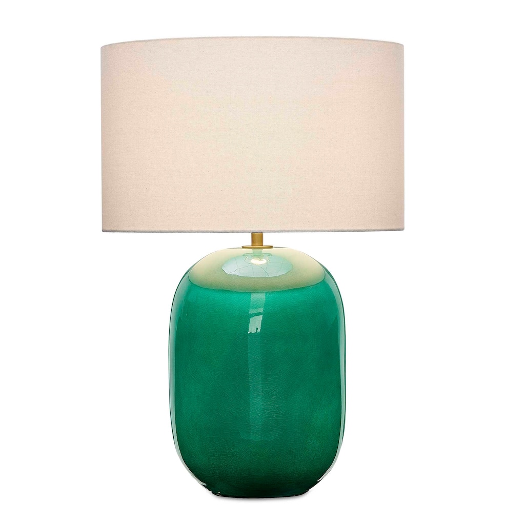 Uttermost Hollis Teal Table Lamp - 19.00" W x 28.25" H x 19.00" D