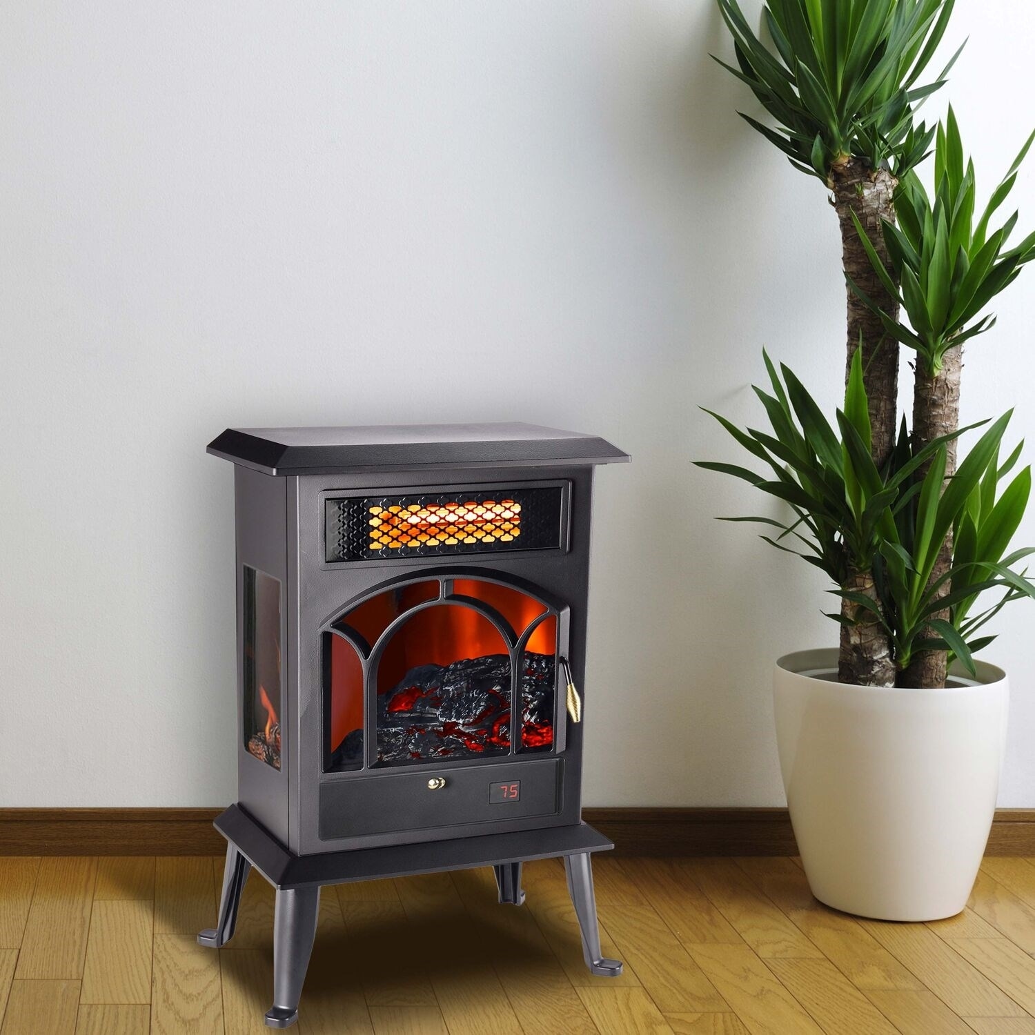 LifeSmart/ 3 Sided Infrared Top Vent Stove Heater - On Sale - Bed Bath u0026  Beyond - 34839791