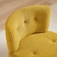 preview thumbnail 9 of 22, Art Leon Flannel Upholstered Swivel Accent Chair