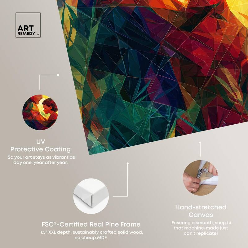 Facet of Feeling Canvas by Art Remedy, Gallery Wrapped