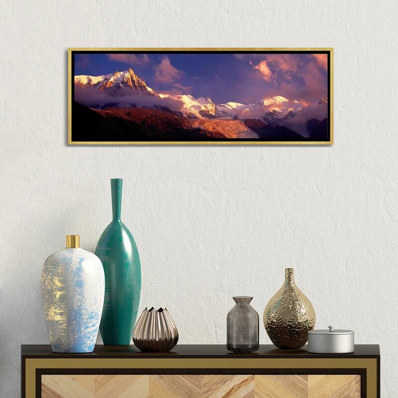 iCanvas "Aiguille du Midi, Mont Blanc Massif, Haute-Savoie, Rhone-Alpes, France" by Panoramic Images Framed Canvas Print