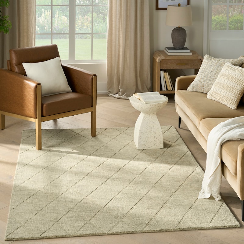 Nourison Wool Haven Indoor only Diamond Wool Area Rug