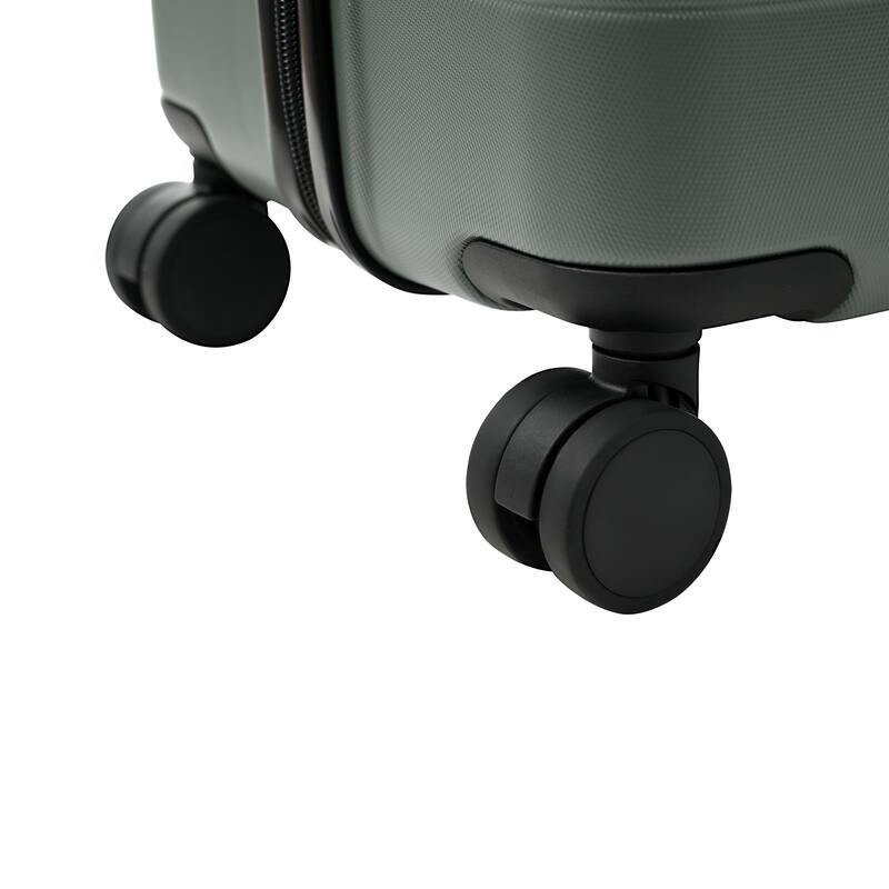 6 Piece Luggage Set, with Double Spinner Wheels Handle Password Lock, 14 IN Cosmetic Case 20/24/28 IN Luggages with Bag