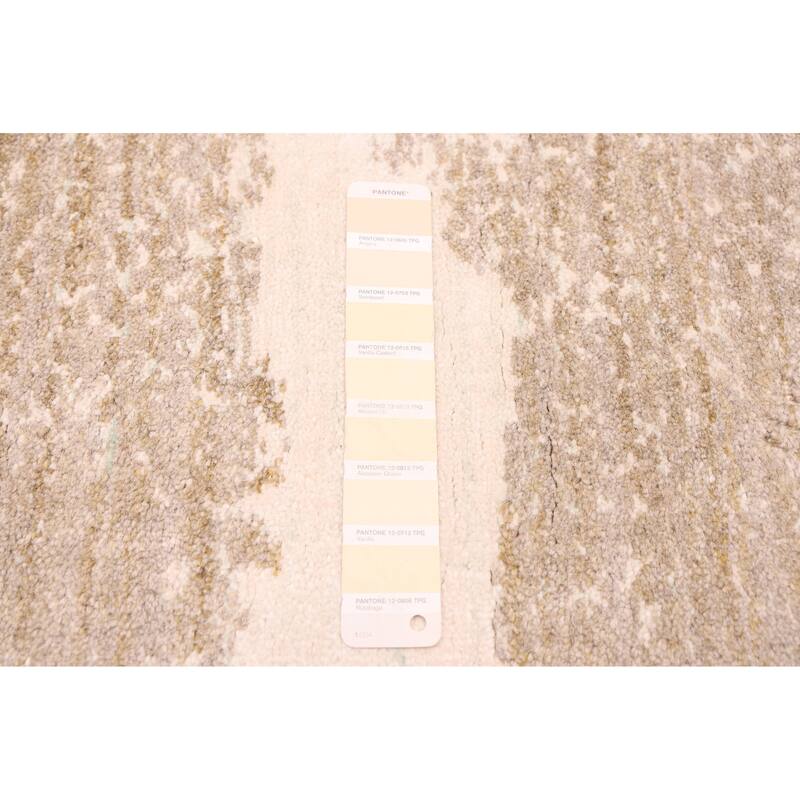 ECARPETGALLERY Hand Loomed Elysian Cream Rug - 8'2 x 9'10