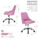 preview thumbnail 20 of 32, Porthos Home Jarvis Fabric Upholstered Office Chair with Chrome Base