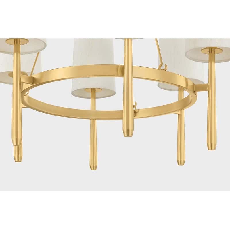 Hudson Valley Lighting 1776 Bridgeton 6 Light 30" Wide Chandelier with