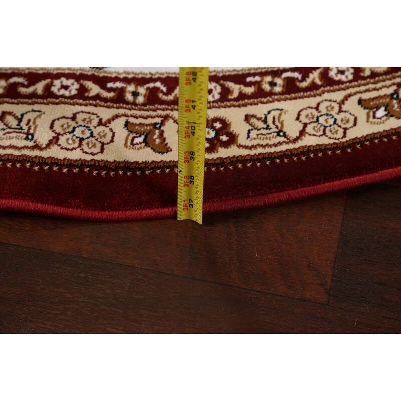 Traditional Floral Red Tabriz Turkish Area Rug Oriental Carpet