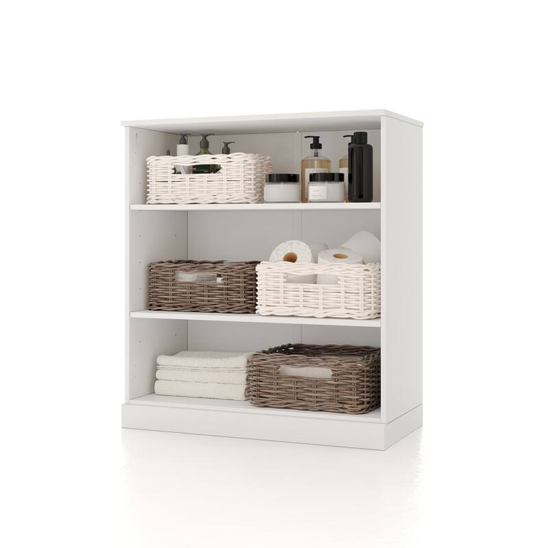Palace Imports 100% Solid Wood 32" Bathroom Cabinet with Adjustable Shelves
