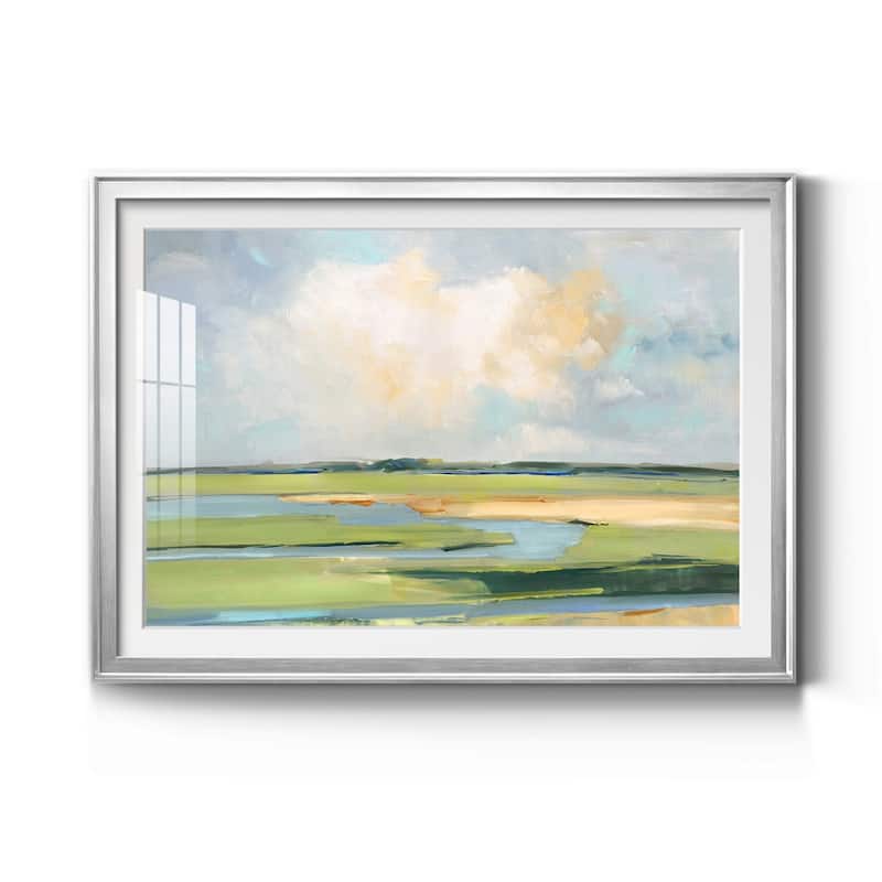 Pastel Horizon II Premium Framed Print - Ready to Hang