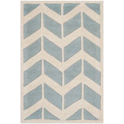 SAFAVIEH Handmade Chatham Aloyse Modern Wool Rug