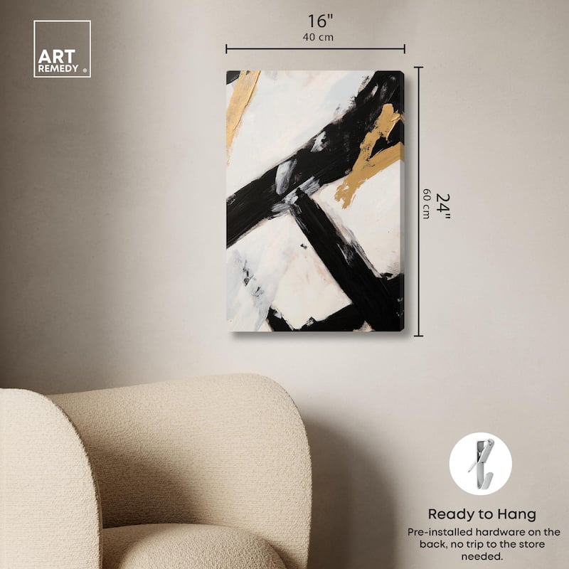 Dichotomy II Canvas by Art Remedy, Gallery Wrapped