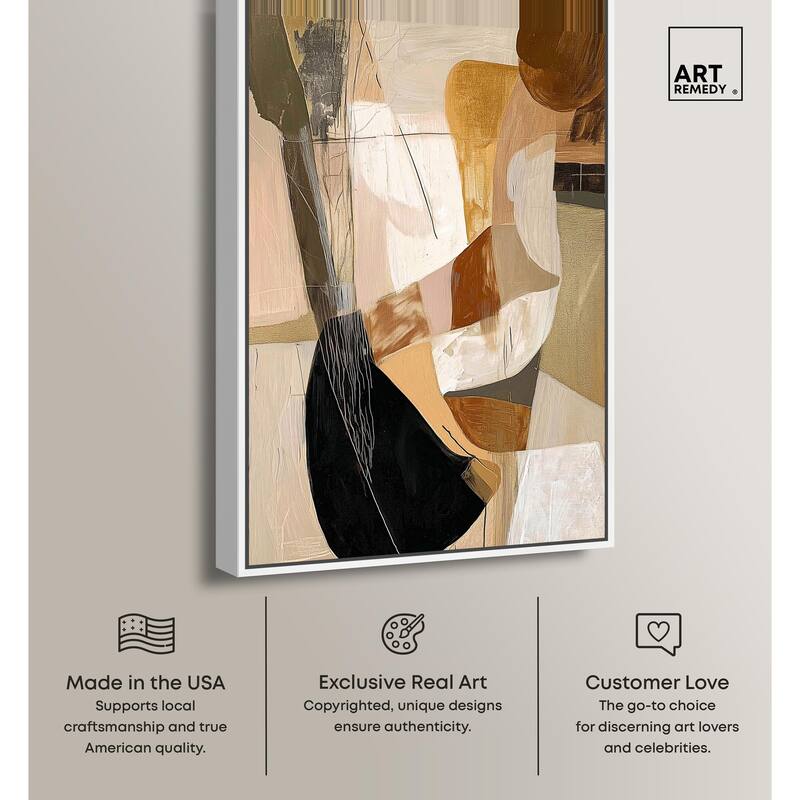 Tactile Depth II Canvas by Art Remedy