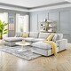preview thumbnail 5 of 75, Commix Down Filled Overstuffed Velvet 6-Piece Sectional Sofa
