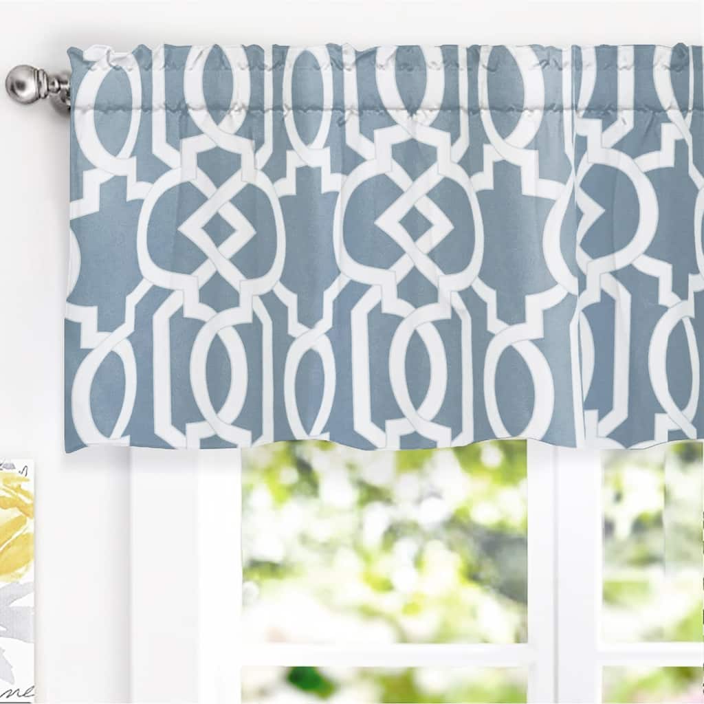 DriftAway Abigail Trellis Window Curtain Valance