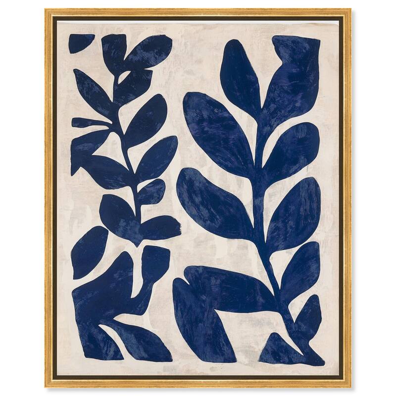 Skyleaf Echo I Canvas by Art Remedy - 20" x 24" - Gold