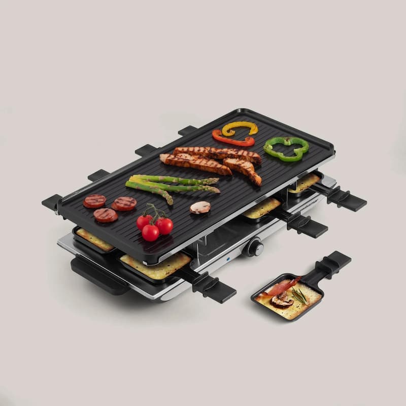 Swissmar Geneva Non-Stick Cast-Aluminum Raclette Party Grill