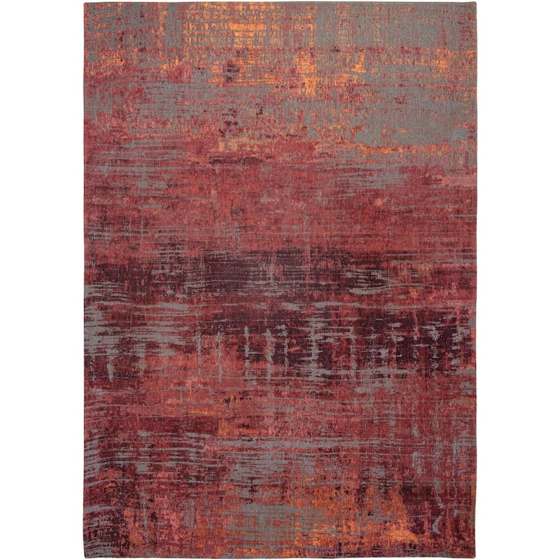 Hayah Geometric Abstract Modern Non Skid Woven Area Rug By HomeRoots - 48' X '48' X '0.12