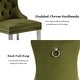 preview thumbnail 60 of 99, High-end Tufted Velvet Upholstered Nailhead Dining Chair Set of 6