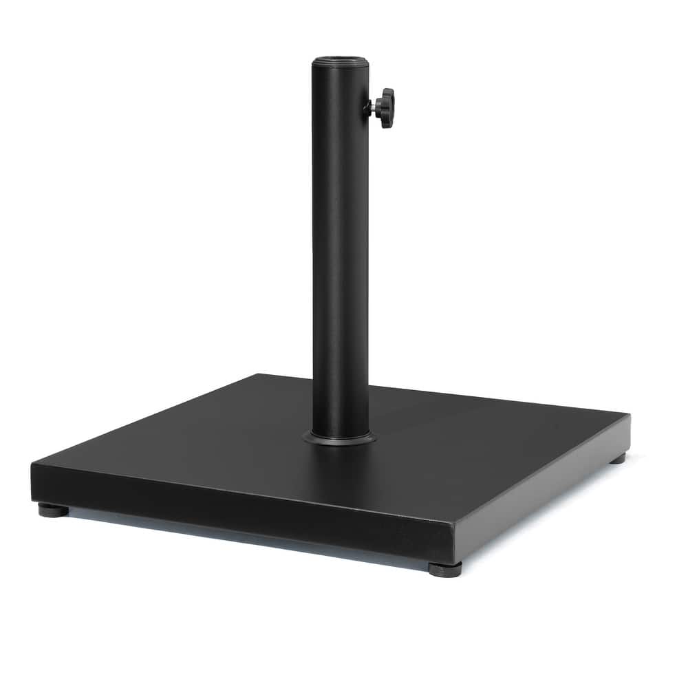 VredHom 43lbs Outdoor Patio Market Umbrella Square Concrete Base Stand