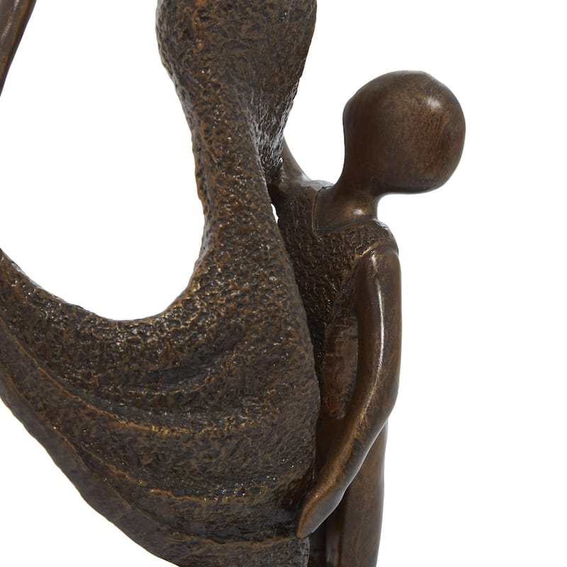 Polystone Family Decorative Sculpture - Bronze - Roche River Decor
