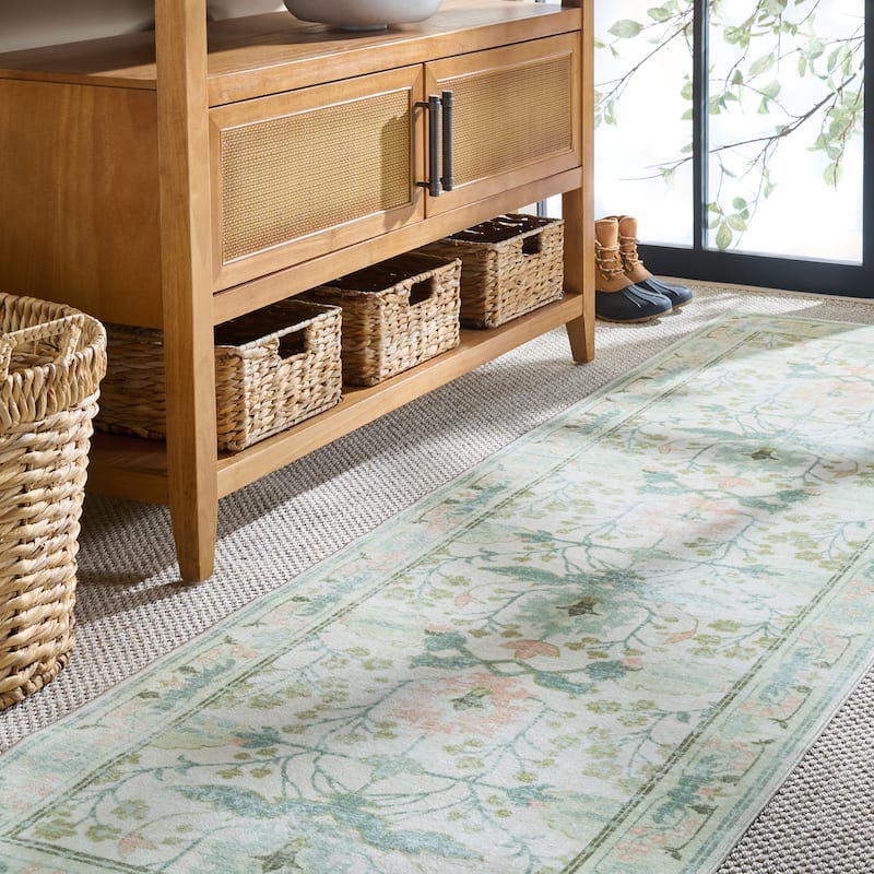 Martha Stewart Livioara Machine Washable & Slip Resistant Rug