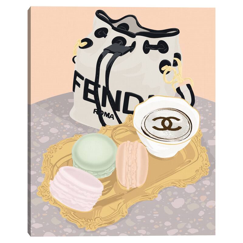 Fashion Cafe Canvas Art Print