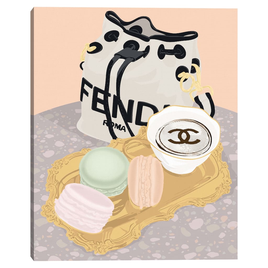 Fashion Cafe Canvas Art Print