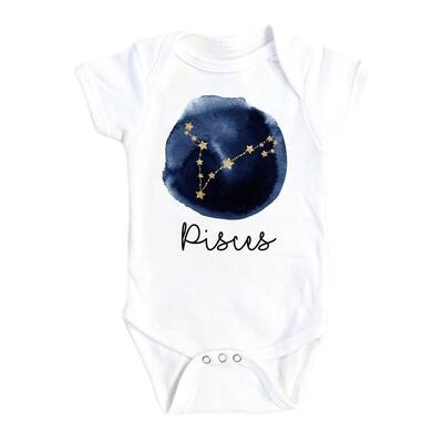 Pisces Zodiac - Baby Boy Girl Clothes Infant Bodysuit Funny Cute Newborn