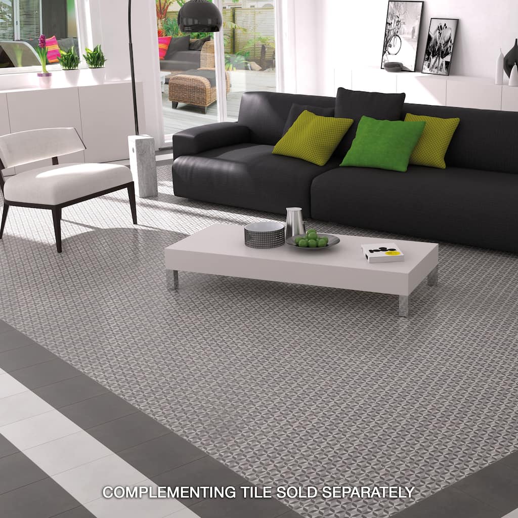 Merola Tile Vintage Kubic 9.75" x 9.75" Porcelain Floor and Wall Tile