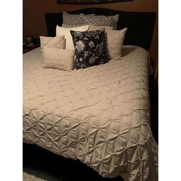 Lush Decor Ravello Pintuck 5-piece Comforter Set - Overstock ...