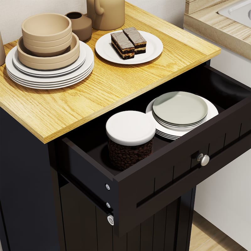Tilt-Out Kitchen Trash Cabinet