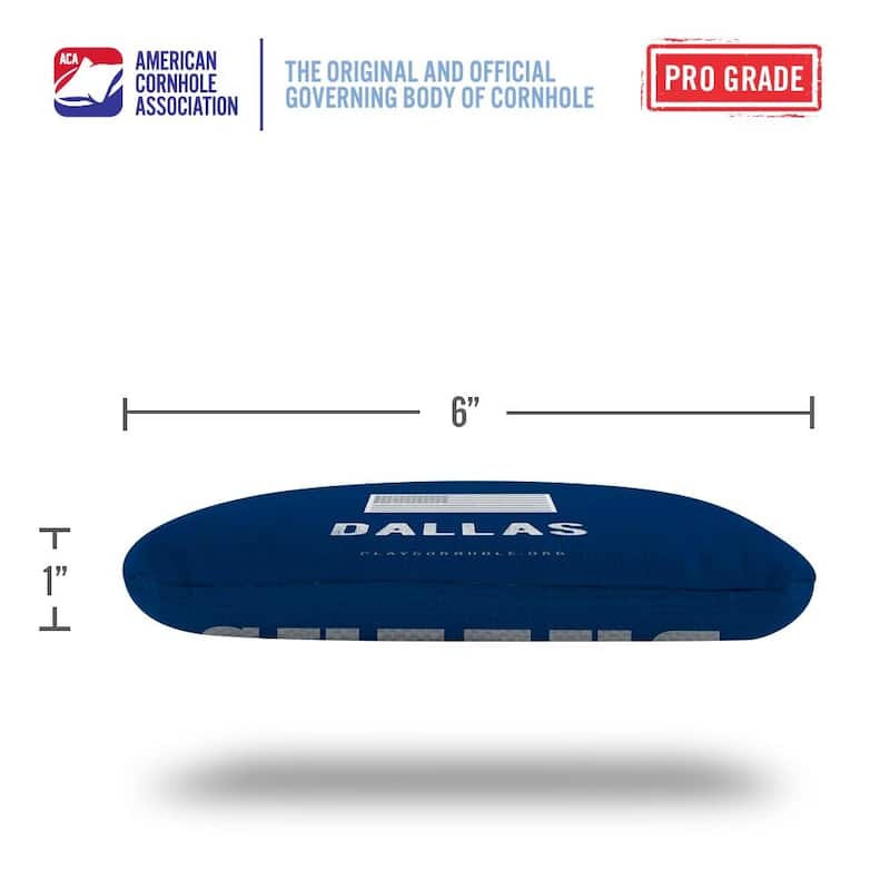 Dallas Football Blue Dual Sided Cornhole Bags