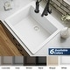 preview thumbnail 15 of 55, Karran Top Mount 25 in. Single Bowl Quartz Kitchen Sink