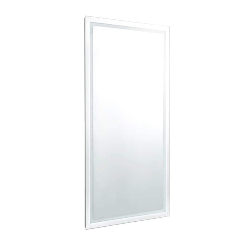 Modern Mirrors Zenith Wall Mounted Lighted Bathroom Mirror with Defogger, Touch Control LED Bathroom Vanity Mirrors - 72*36