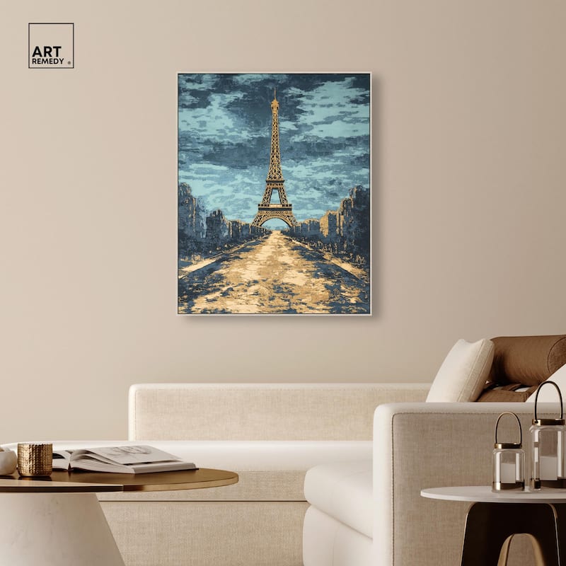 Textured Paris Embroidery Canvas by Art Remedy