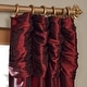 preview thumbnail 52 of 70, Exclusive Fabrics Single Ruched Faux Solid Taffeta Curtain (1 Panel)