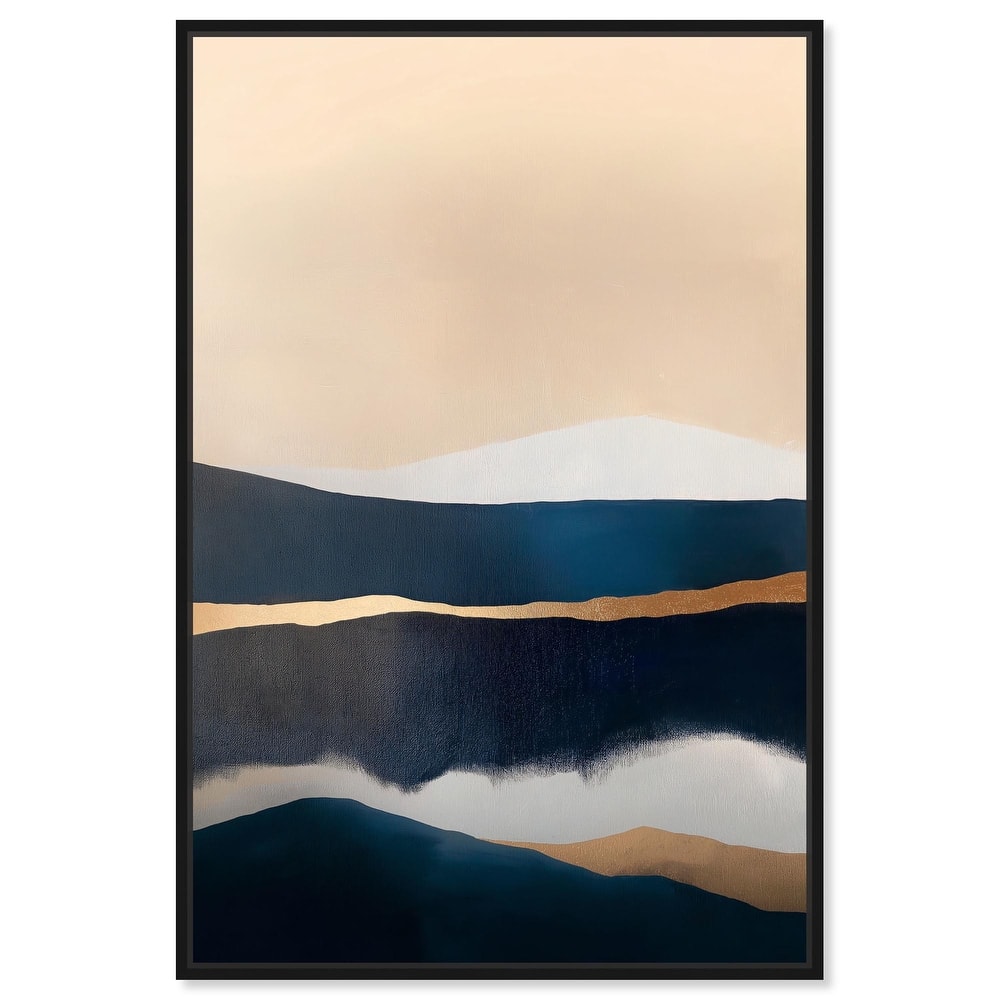 Golden Seam I Canvas by Art Remedy