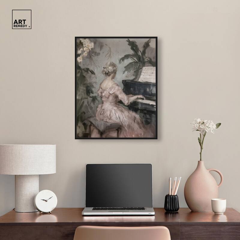 Soft Music Canvas by Art Remedy