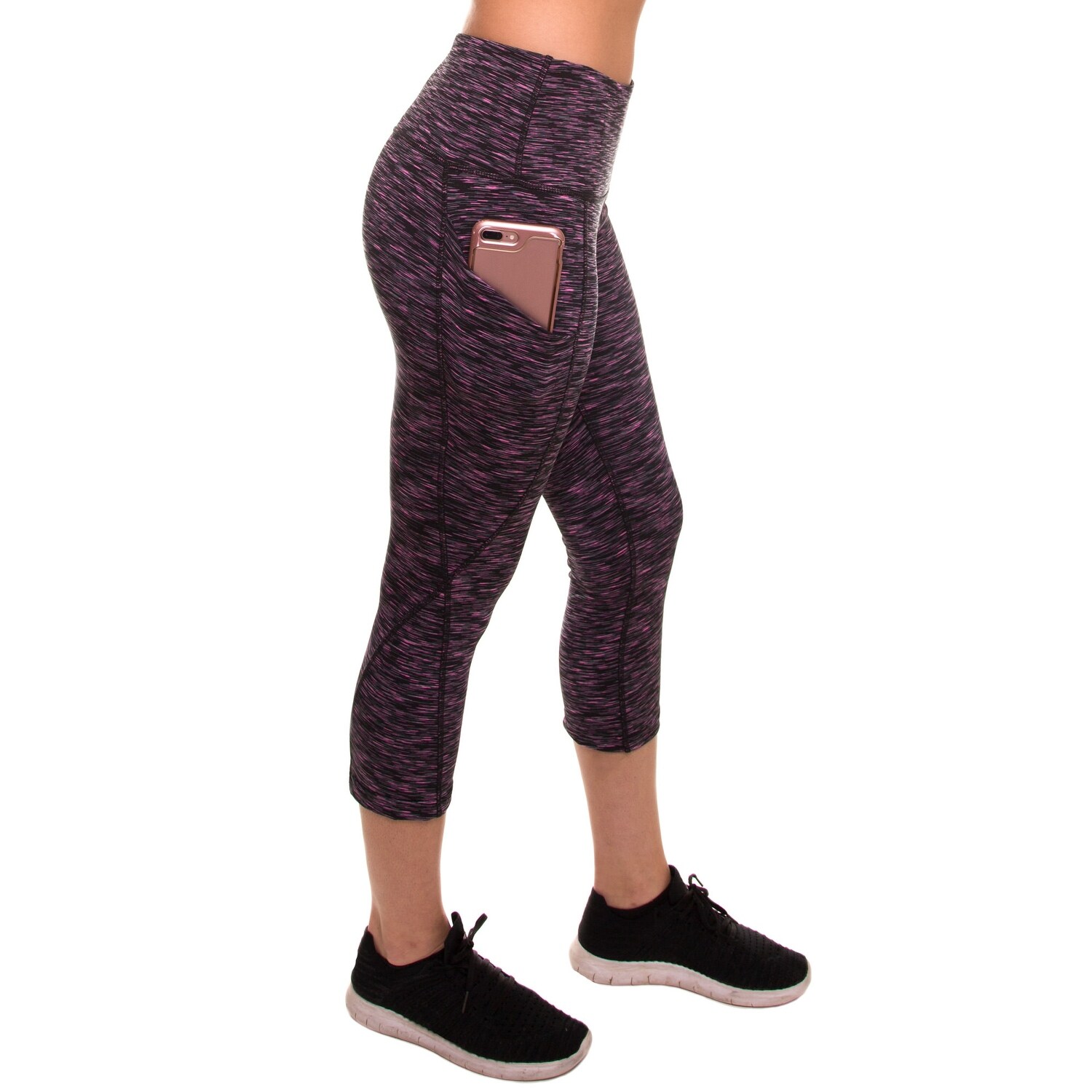 Women S High Waist Tummy Control Workout Yoga Pants Side Pockets Ll5 Overstock 22996693 S