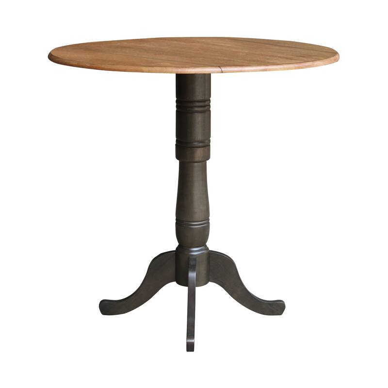 42 in. Round Dual Drop Leaf Dining Table