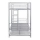 preview thumbnail 20 of 31, Twin over Twin Size Metal Bunk Bed with Trundle